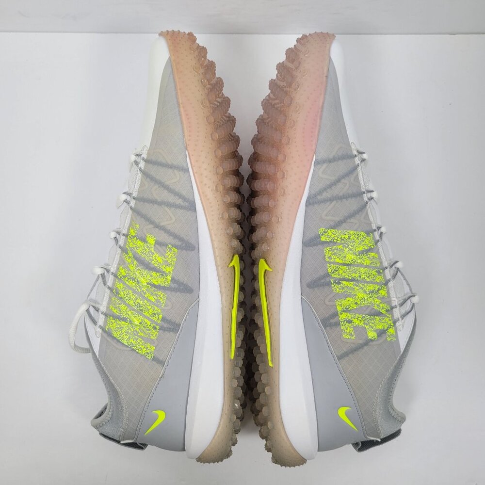 Nike Alpha Huarache 7 Pro TF Lax Men's White Gray Shoes CJ0235-101 US Sz 14 NWB - Picture 7 of 10